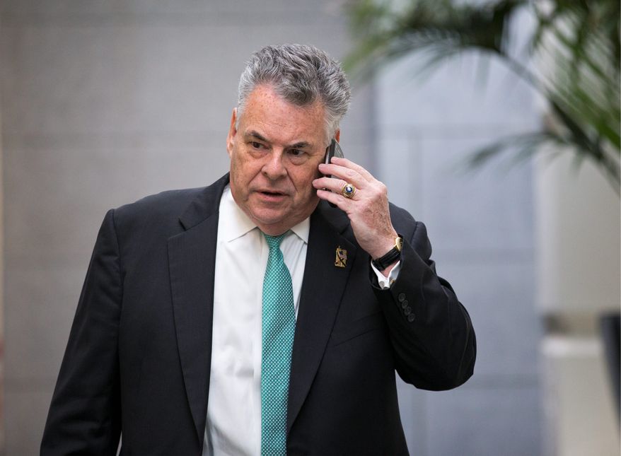 Rep. Peter T. King, New York Republican, said that his hearings on homegrown Muslim terrorism in 2011 have been vindicated in the ensuing years after many American Muslims have traveled overseas to join the Islamic State organization&#39;s ongoing campaign of terror. (associated press)