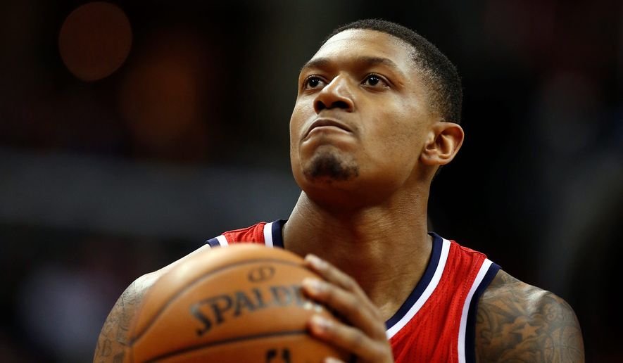 Wizards guard Bradley Beal will sit out his third straight game with a big toe injury on Wednesday in Toronto. (Associated Press)