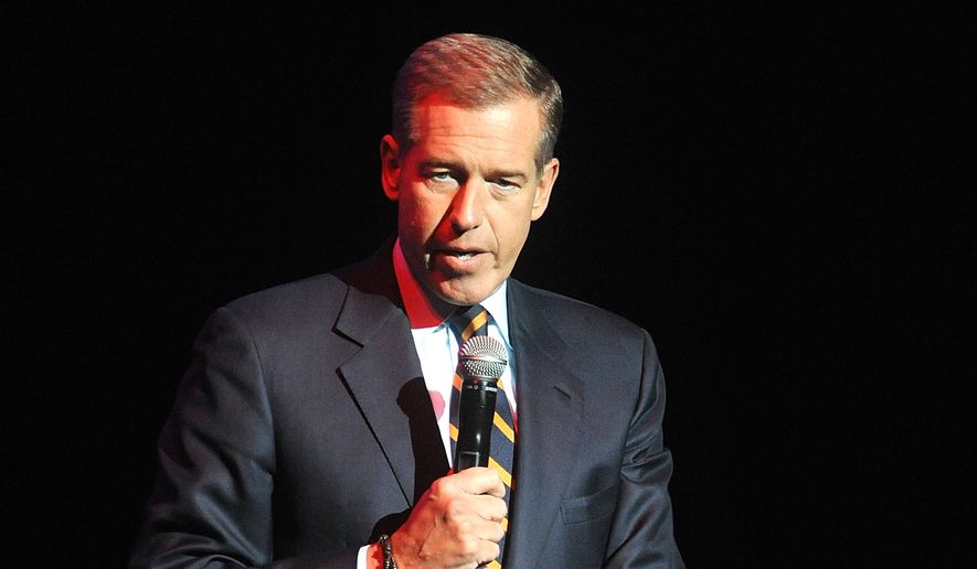 Brian Williams speaks at the 8th Annual Stand Up For Heroes, presented by New York Comedy Festival and The Bob Woodruff Foundation in New York, in this Nov. 5, 2014, file photo. (Photo by Brad Barket/Invision/AP, File)