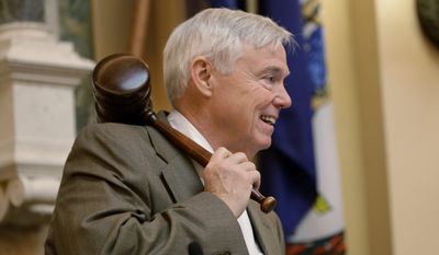 House Speaker William Howell, Stafford Republican, said just as Virginians must make difficult decision every day balancing their checkbooks, so must the House of Delegates (Associated Press)