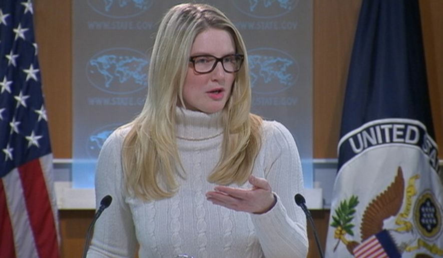 State Department spokeswoman Marie Harf. (Image: Youtube, C-SPAN)