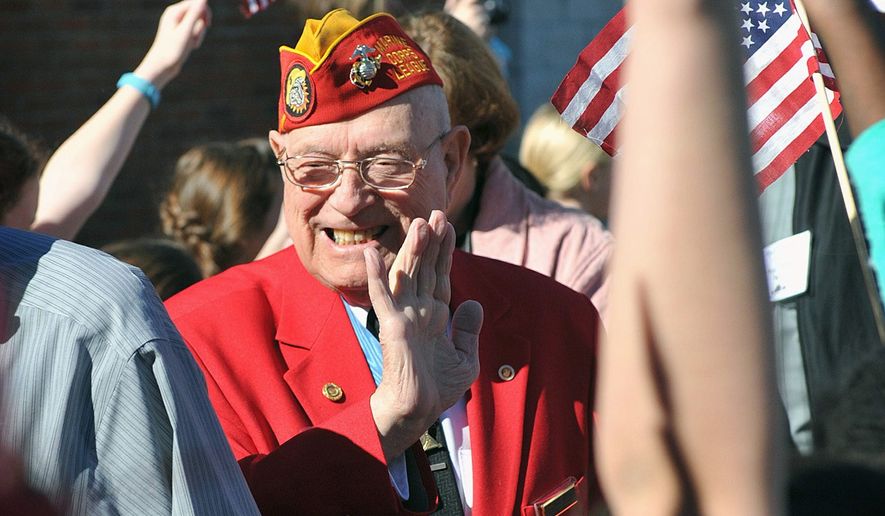LIVING HISTORY: Hershel &quot;Woody&quot; Williams, the last surviving Medal of Honor recipient from Iwo Jima, will help mark the 70th anniversary after prodding from his grandchildren.