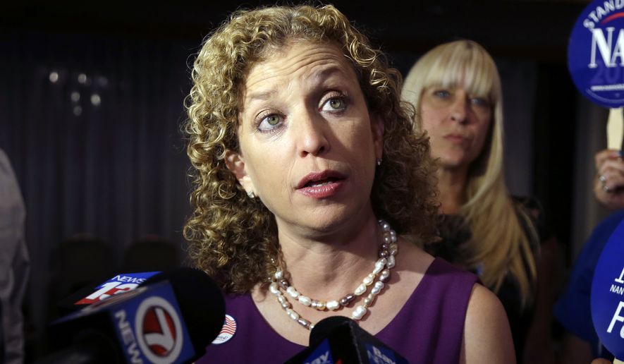 DNC Chairwoman Debbie Wasserman Schultz made a splash Thursday by rebutting former New York Republican Mayor Rudolph W. Giuliani, who said this week that he does &quot;not believe that the president loves America.&quot; She denounced the remarks and challenged potential Republican presidential candidates and other GOP leaders to disavow the remarks. (Associated Press)