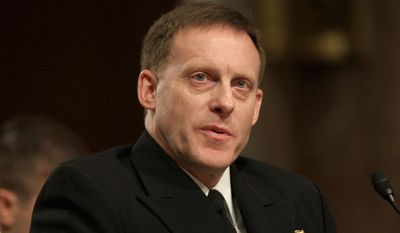 Adm. Mike Rogers, the director of the National Security Administration and commander of the U.S. Cyber Command (Associated Press) **FILE**