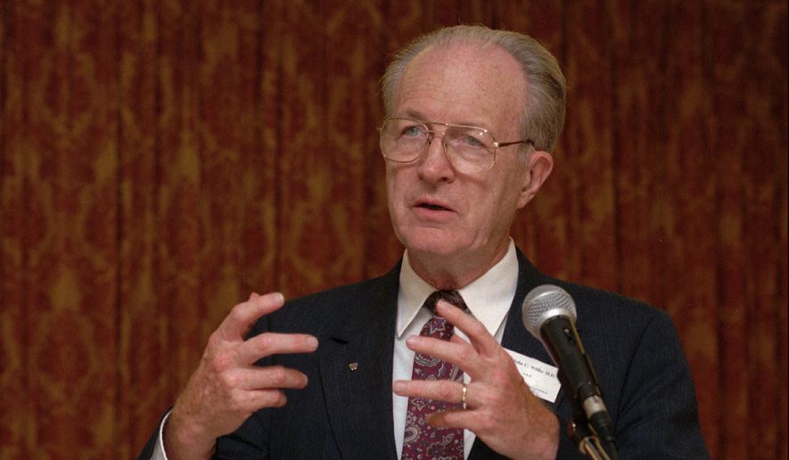 Dr. John Willke speaks at the first anti-euthanasia conference in Amsterdam in this Oct. 6, 1996, file photo. The doctor, who helped shape the modern pro-life movement, died at his home in Cincinnati Feb. 20, 2015. He was 89. The cause of death wasn&#39;t immediately known. (AP Photo/Peter Dejong)