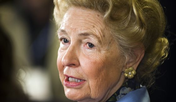 Conservative activist Phyllis Schlafly says reviving a strong, self-sufficient family culture is the only way out of the nation&#39;s financial mess. (Associated Press)