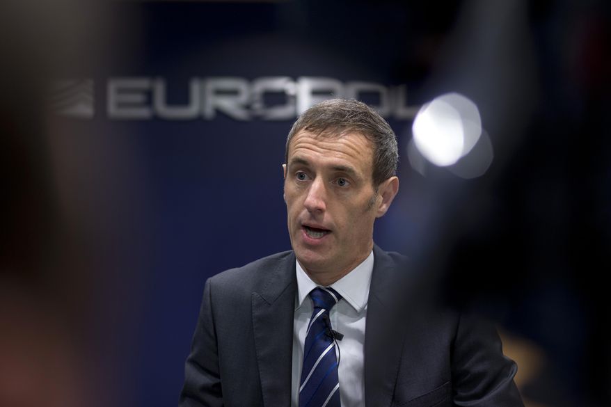 Europol&#39;s director Rob Wainwright said as many as 2,500 European-born fighters are likely to be in &quot;various stages of returning&quot; to the continent after joining the Islamic State terrorist group in Iraq and Syria. (Associated Press/File)