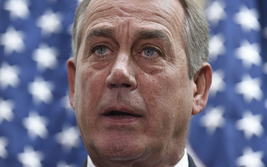 House Speaker John A. Boehner ultimately relied on Democrats to pass the legislation, sending a bill to Mr. Obama&#39;s desk that provided $40 billion to fund the Department of Homeland Security for the rest of the fiscal year without restricting the president&#39;s immigration actions. (Associated Press)