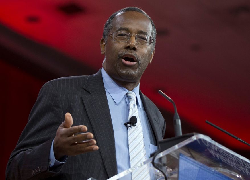 Ben S. Carson, 63, becomes the first in a large group of high-profile Republicans expected to seek a presidential nomination. (Associated Press)