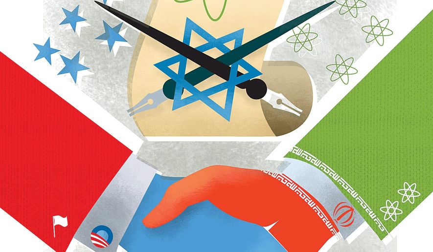 Obama&#39;s Iranian Nuclear Negotiations Illustration by Linas Garsys/The Washington Times
