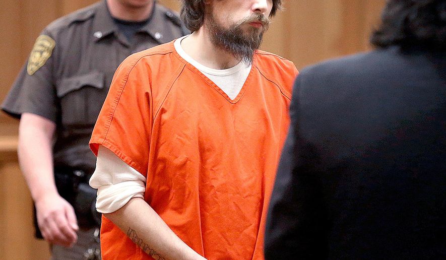 Dylan Bartsh of Holmen walks into the courtroom Wednesday,March 4, 2015 at the La Crosse County Courthouse for his preliminary hearing in La Crosse, Wis. Bartsh and 24-year-old Jaymie Rundle are charged with child neglect resulting in death and physical abuse of a child in the death of Audryna Bartsh, 3, in October 2014. (AP Photo/La Crosse Tribune, Peter Thomson)