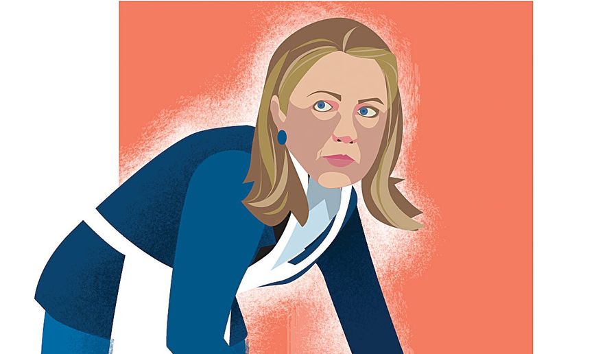 Hillary has Something to Hide Illustration by Linas Garsys/The Washington Times