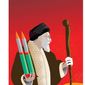 Illustration on the mission of Ayatollah Ali Khamenei by Linas Garsys/The Washington Times
