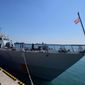 The U.S. Navy’s littoral combat ship USS Fort Worth (LCS-3) is moored at a South Korean naval port in the southeastern port city of Busan Saturday, March 14, 2015. (AP Photo/Jung Yeon-je, Pool) ** FILE **