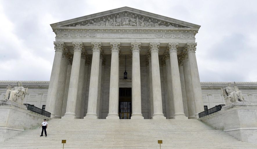 The Supreme Court is seen in Washington in this Oct. 3, 2014, file photo. (AP Photo/Susan Walsh, File)