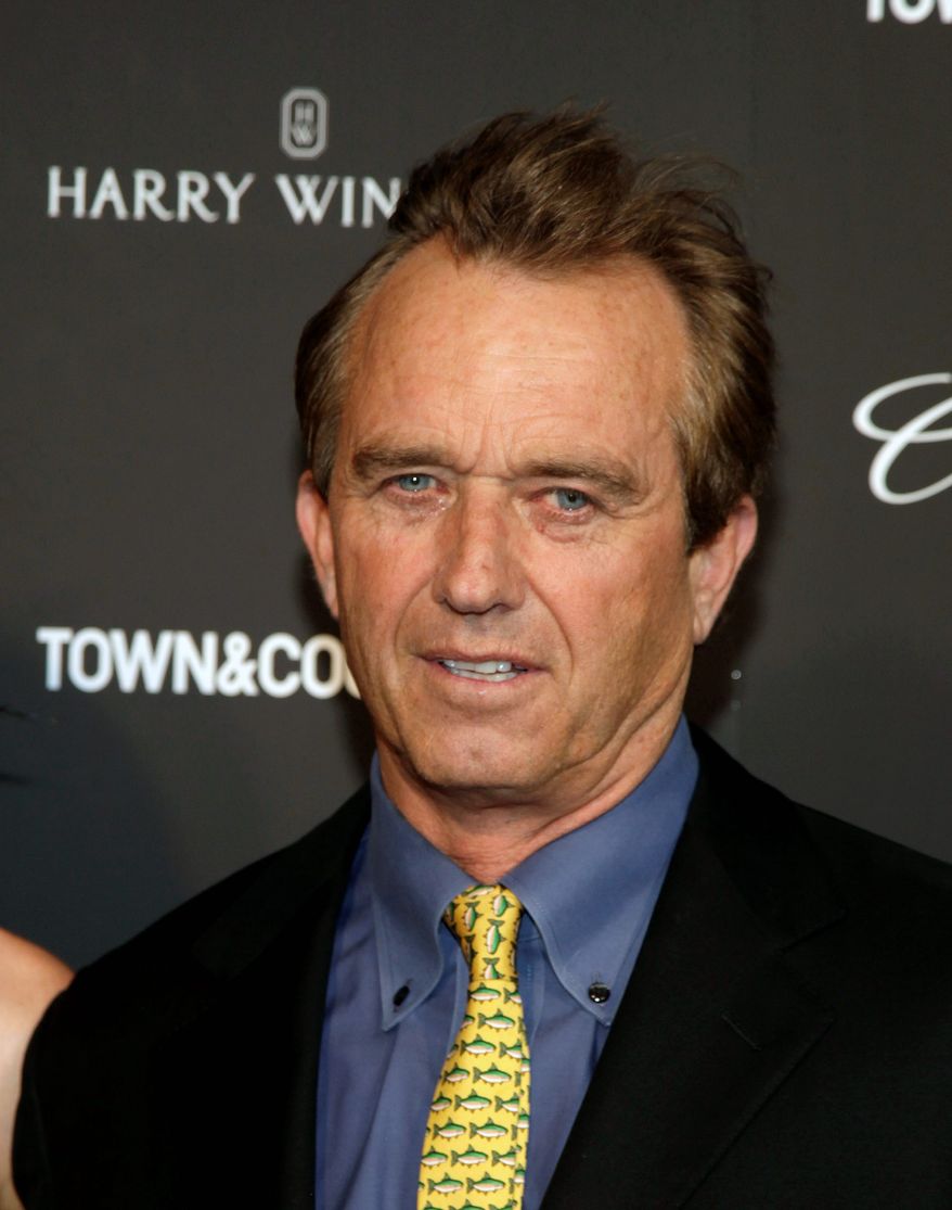 Robert F. Kennedy Jr. is barnstorming states, talking to legislators and hosting screenings of the film &quot;Trace Amounts,&quot; which ties a mercury-based preservative in some childhood vaccines to autism. (Associated Press)