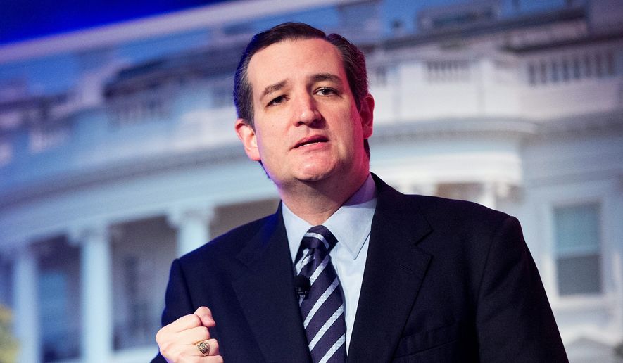 Sen. Ted Cruz, Texas Republican (Associated Press) **FILE**