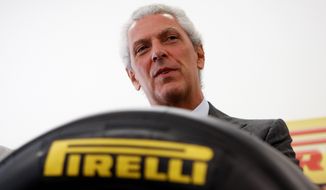 Italian manufacturer Pirelli, chaired by Marco Tronchetti Provera and famous for its tires and curve-baring calendars, will be bought by Chinese rival ChemChina. (Associated Press)
