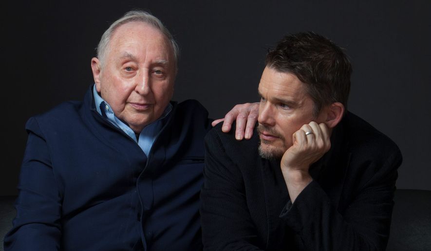 Actor Ethan Hawke made a documentary about the remarkable life of piano prodigy and instructor Seymour Bernstein (left) titled &quot;Seymour: An Introduction.&quot; The film has won raves on the festival circuit. (Associated Press)