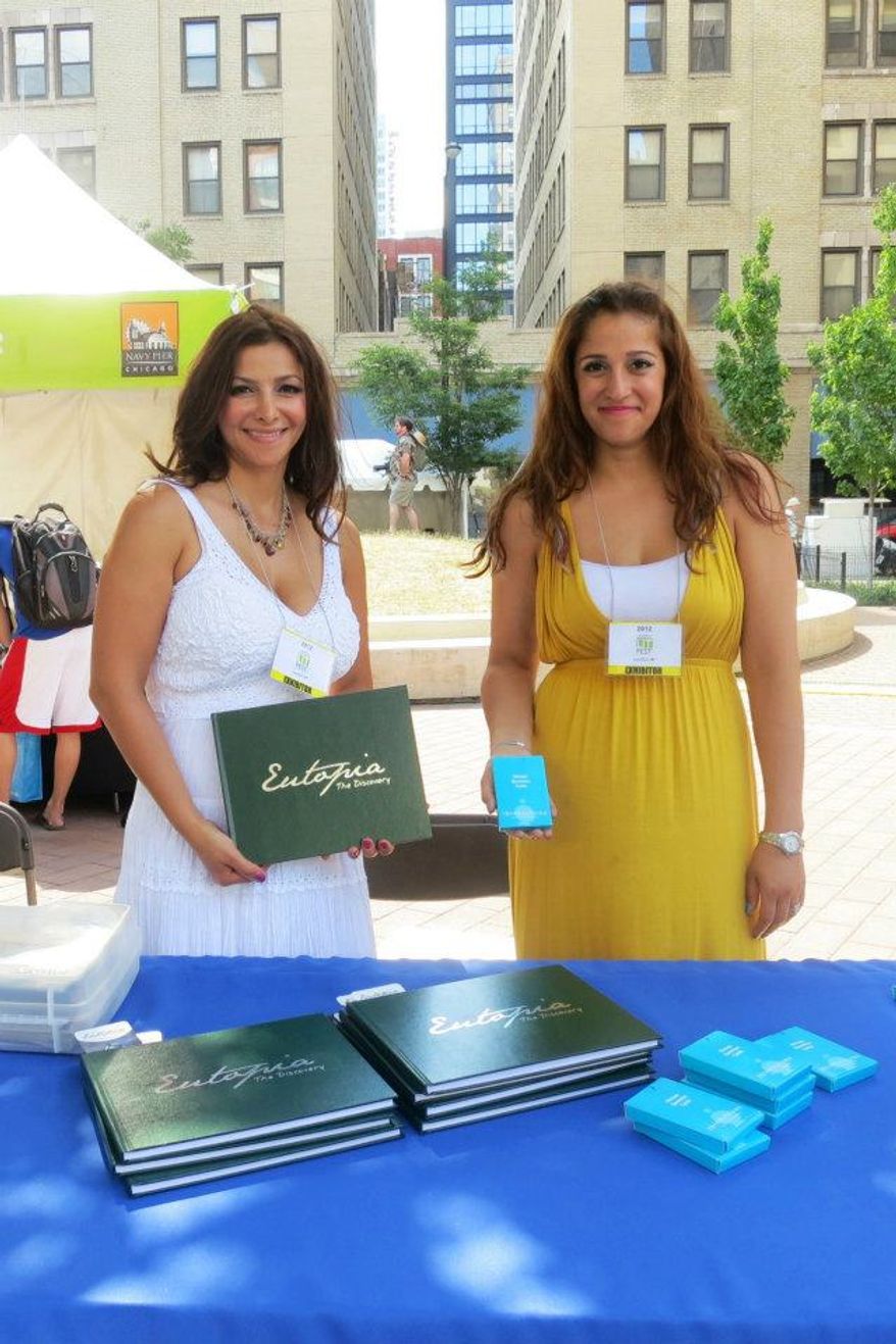 Kathy Motlagh (left) and her sister Sara Motlagh have founded ThinkVirtues Inc., an Illinois company aimed at teaching children virtues as a way to encourage good citizenship and fight bullying. (Image courtesy of ThinkVirtues Inc.)