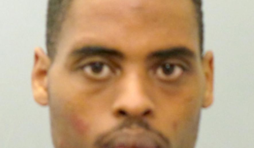FILE - In this file photo provided by the St. Louis County Police Department on March 15, 2015 is Jeffrey Williams. Williams, 20, is accused of shooting two police officers on March 12, during an early-morning rally sparked by the resignation of Ferguson's police chief. (AP Photo/St. Louis County Police Department)