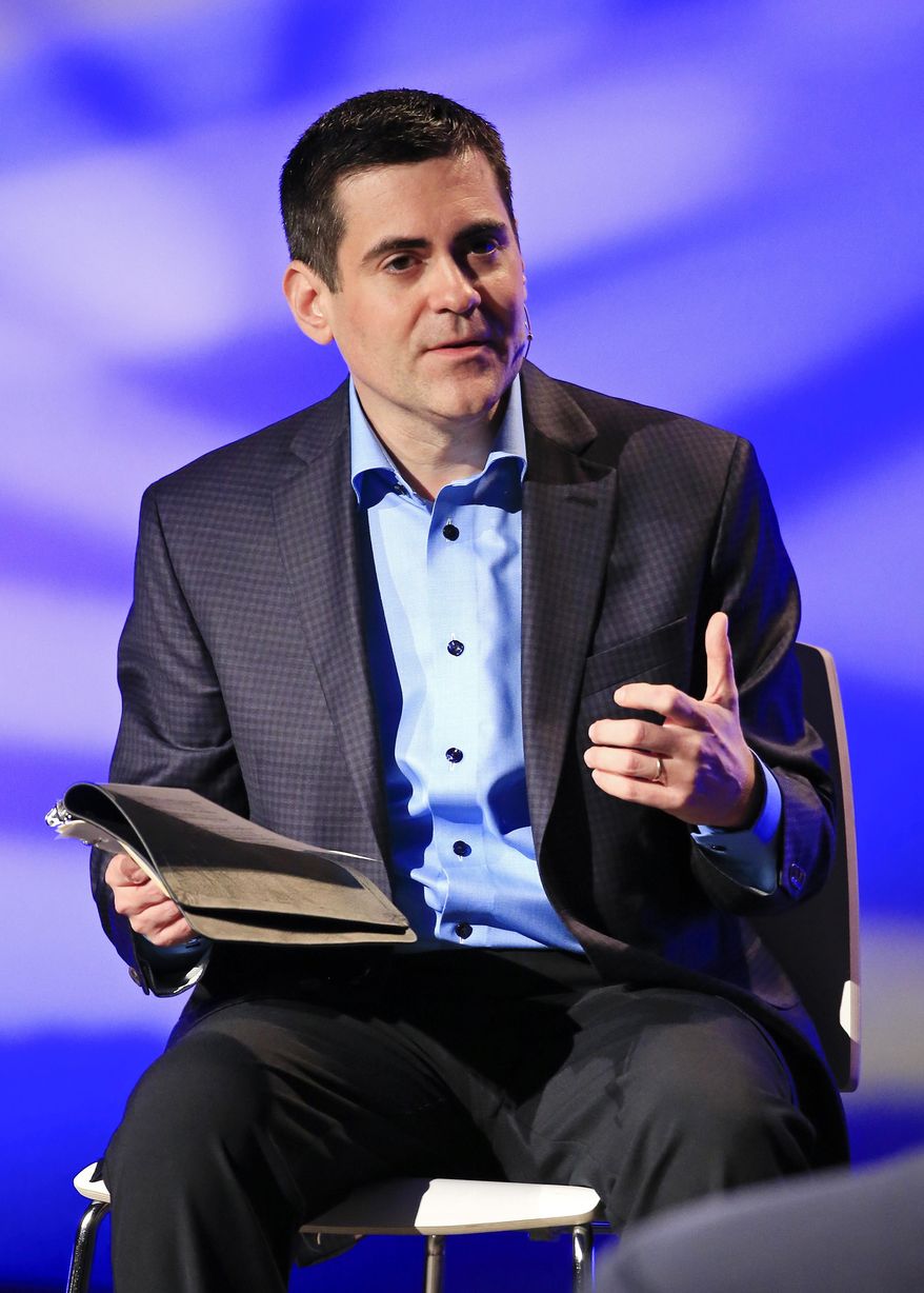 n this Oct. 28, 2014, file photo, Rev. Russell Moore, director of the Southern Baptist’s Ethics and Religious Liberty Commission, leads a discussion during the group's national conference in Nashville, Tenn. (AP Photo/Mark Humphrey, File)