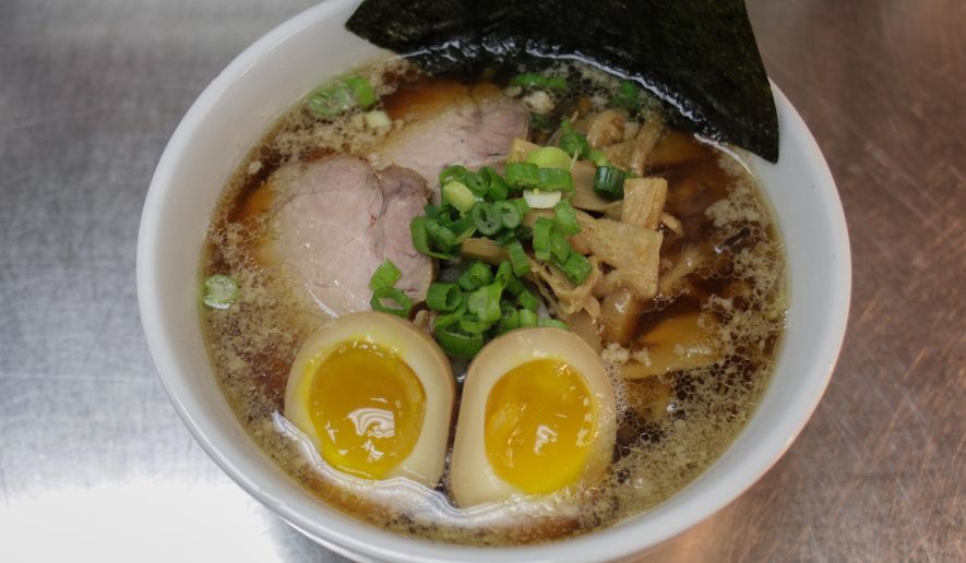 For customers looking for a thinner bone broth, Chaplin's offers a shoyu broth cooked for less time.