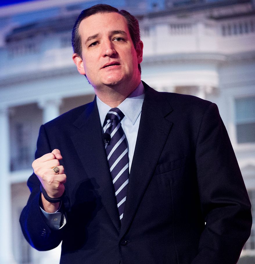 Sen. Ted Cruz, Texas Republican. (Associated Press) ** FILE **
