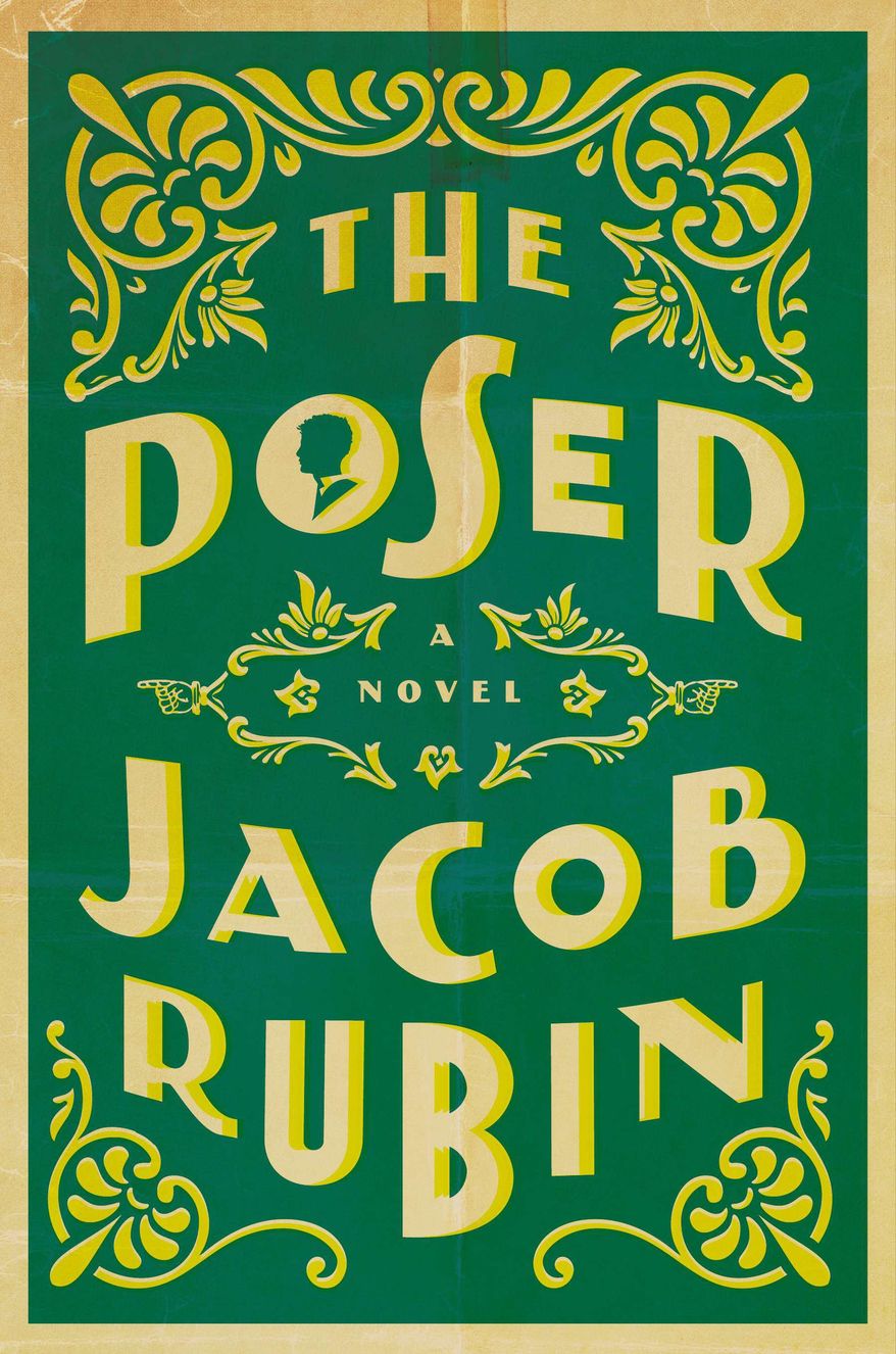 This photo provided by Viking/Penguin Books shows the cover of the book, "The Poser," by author, Jacob Rubin. (AP Photo/Viking/Penguin Books)