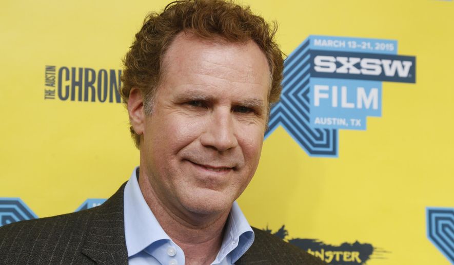 FILE - In this Monday, March 16, 2015 file photo, Will Ferrell walks the red carpet for the world premiere of "Get Hard" during the South by Southwest Film Festival in Austin, Texas. Ferrell and Kristen Wiig said Thursday, April 2, 2015, they are abandoning plans for a Lifetime TV movie after the secret project became public. (Photo by Jack Plunkett/Invision/AP, File)