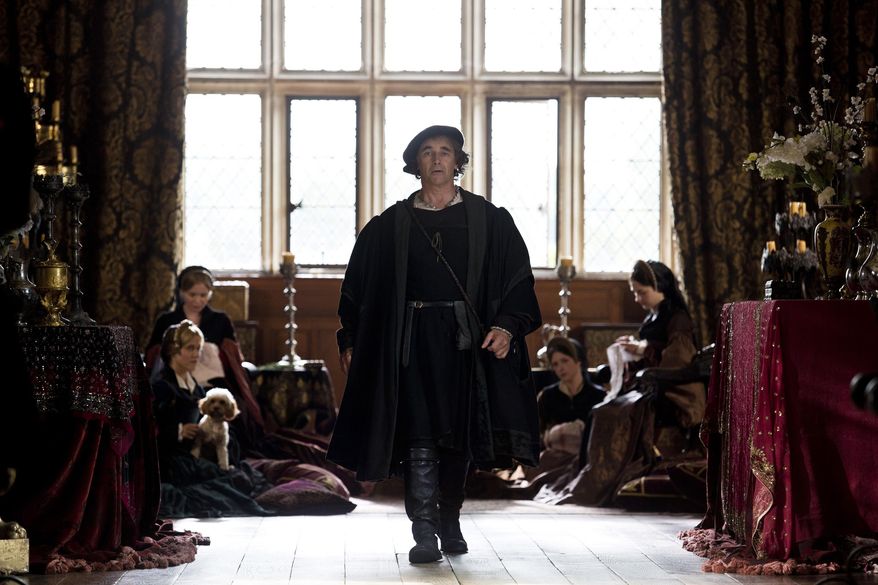 This photo released by Masterpiece/BBC shows Mark Rylance as Thomas Cromwell in a scene from episode 1 of the television series, “Wolf Hall.” The show debuts April 5, 2015 at 10 p.m. ET on PBS. (AP Photo/Masterpiece/BBC, Giles Keyte/Playground & Company)