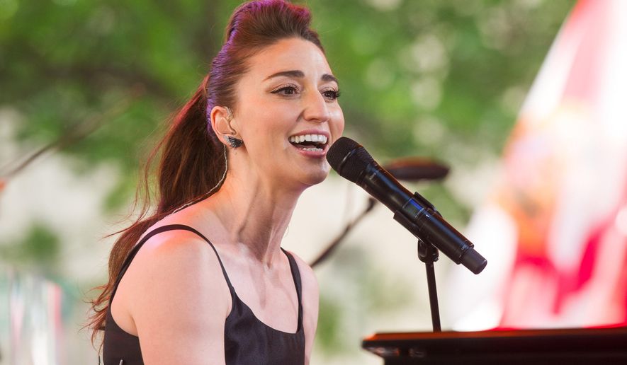 Sara Bareilles performs on NBC&#x27;s &amp;quot;Today&amp;quot; show on Friday, June 6, 2014 in New York. The American Repertory Theater  company at Harvard said Thursday, April 2, 2015, it will produce the world premiere of “Waitress, with music and lyrics by Grammy-nominated Bareilles, starting in August. (Photo by Charles Sykes/Invision/AP)
