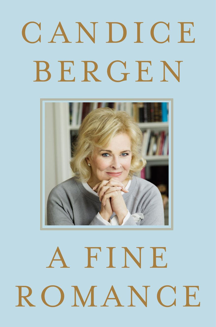 This photo provided by courtesy of Simon & Schuster shows the cover of the book, "A Fine Romance," by Candice Bergen. (AP Photo/Simon & Schuster)