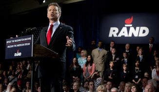 New Hampshire voters will get their first view of the latest officially announced Republican 2016 candidate Wednesday, when Sen. Rand Paul of Kentucky arrives, and they are already sizing him up as a potential threat to Jeb Bush. (Associated Press)