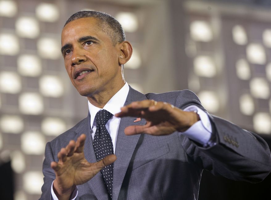 President Barack Obama speaks during a town hall meeting at the University of the West Indies, Thursday, April 9, 2015, in Kingston, Jamaica. As he wades into a region suffering economic and political stresses, President Barack Obama sought Thursday to reassert U.S. influence in the Caribbean and the Americas with pledges of energy assistance and diplomatic fence mending, a mix of modest steps and high ambition for the U.S.'s southern neighbors. (AP Photo/Pablo Martinez Monsivais)