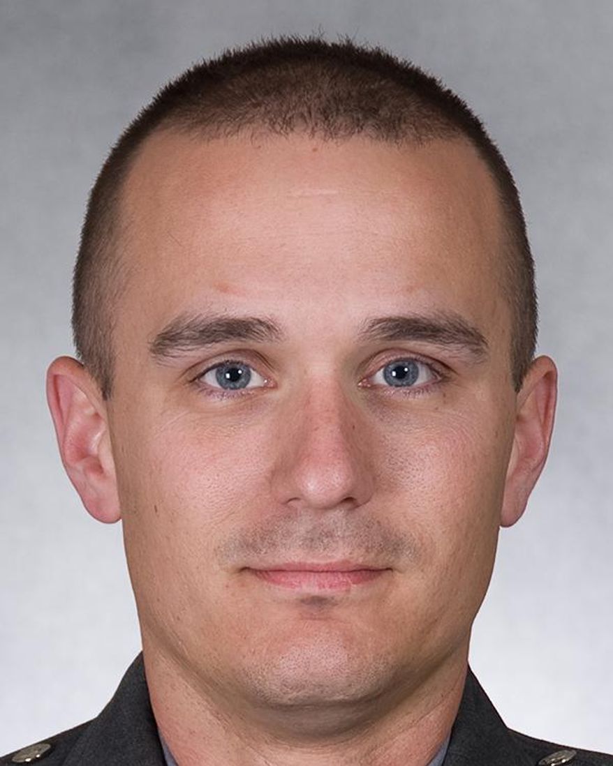 Click image to see full photo. This undated photo provided by the Ohio State Highway Patrol shows Bryan Lee, a former Ohio State Highway Patrol trooper accused of forcing female motorists into sexual acts in exchange for dropping traffic charges. He was sentenced to five years in federal prison Thursday, April 9, 2015, for violating their civil rights. (AP Photo/Ohio State Highway Patrol)