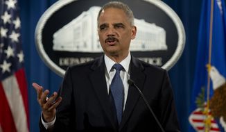 Attorney General Eric Holder (Associated Press) **FILE**