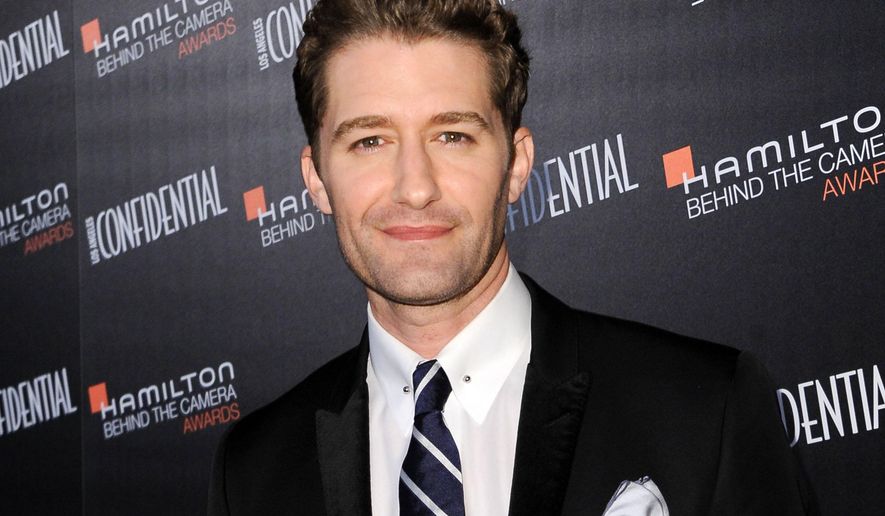 FILE - In this Nov. 9, 2014 file photo, actor Matthew Morrison arrives at he 8th Annual Hamilton Behind The Camera Awards in Los Angeles. Morrison, who played choir teacher Will Schuester for six season on “Glee,” is starring in “Finding Neverland,” a musical directed by Diane Paulus that explores the Peter Pan book's back story. (Photo by Richard Shotwell/Invision/AP, File)
