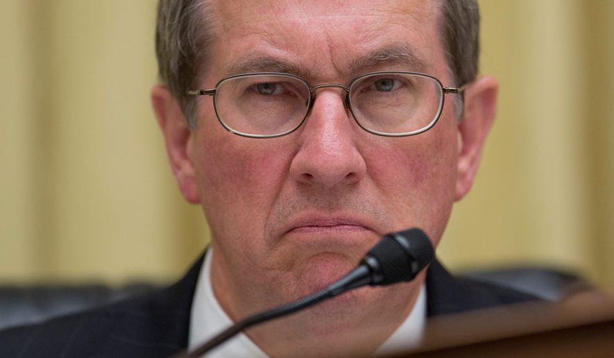 House Judiciary Committee Chairman Bob Goodlatte, Virginia Republican, on Tuesday confronted ICE Director Sarah Saldana over her agency&#39;s record. (Associated Press)