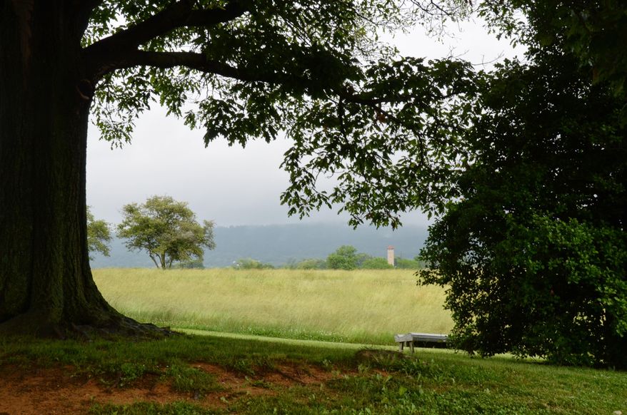 In this June 7, 2013, photo, the placid meadows and hills of Antietam National Battlefield in Sharpburg, Md., are a contrast with the Civil War violence that once raged across this land. So consuming is the serenity at Antietam that it can seduce you into ignoring the story of the mayhem that unfolded here on Sept. 17, 1862. (AP Photo/Cal Woodward)