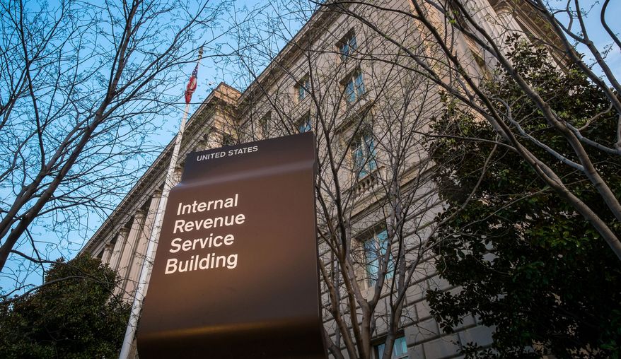 The Internal Revenue Service Headquarters (IRS) building is seen in Washington on April 13, 2014. (Associated Press) **FILE**