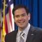 Republican presidential candidate Sen. Marco Rubio, R-Fla., discusses the recently released tax reform plan, Wednesday, April 15, 2015, at the Heritage Foundation in Washington. (Associated Press) ** FILE **