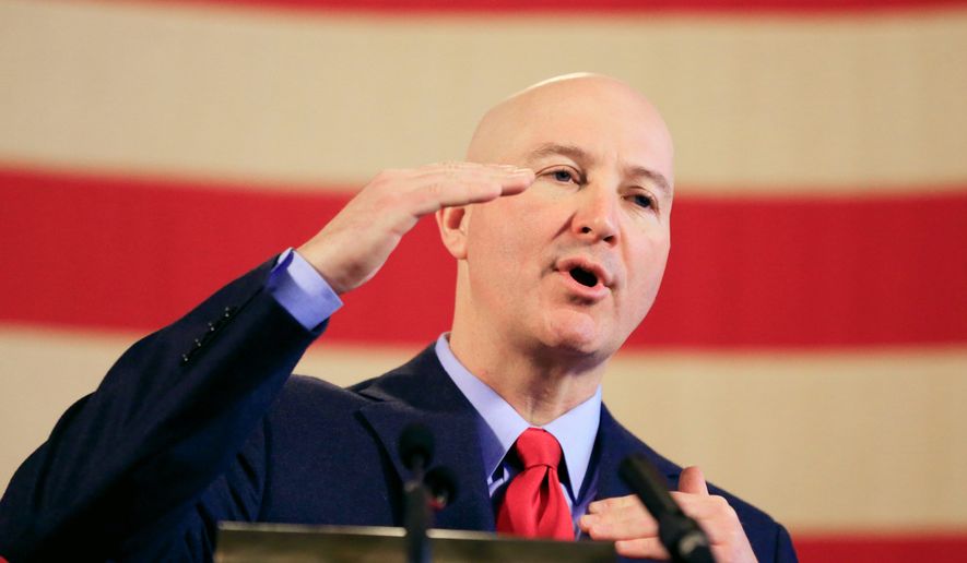 Nebraska Gov. Pete Ricketts has threatened to veto a bill proposed before the state legislature in Lincoln that would abolish the use of capital punishment in the Cornhusker State, which hasn&#39;t executed a prisoner since 1997. (Associated Press)