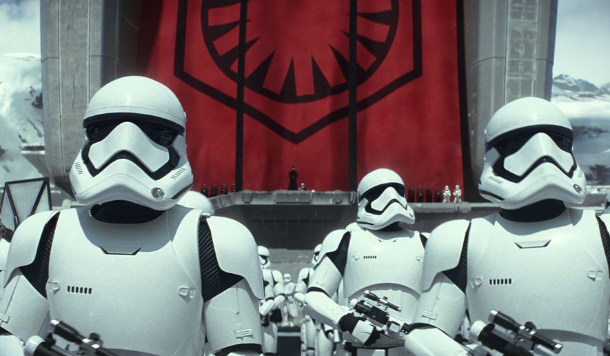This image released by Lucasfilm shows a scene from "Star Wars: The Force Awakens," the highly anticipated film by J.J. Abrams that hits theaters Dec. 18. (Lucasfilm via AP)