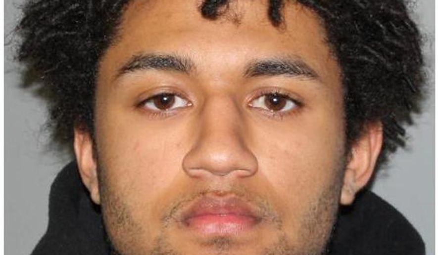 This undated photo released by the Lansing, Mich., Police Department shows Jaylen L. Briggs. Briggs, a 20-year-old ex-con was arraigned in court on Monday, April 20, 2015, on accusations that he accidentally shot and critically wounded a 2-year-old Lansing girl. (Lansing Police Department via AP)