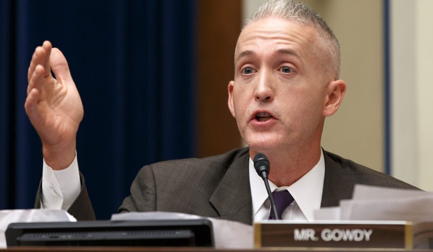 Rep. Trey Gowdy heads up the House Select Committee on Benghazi. (Associated Press) ** FILE **
