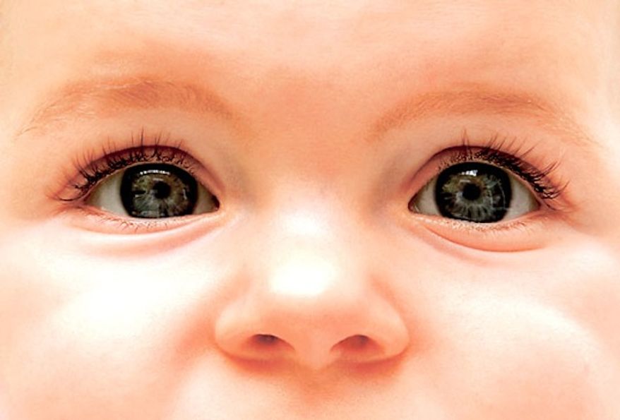 A baby's gaze (AP Photo)