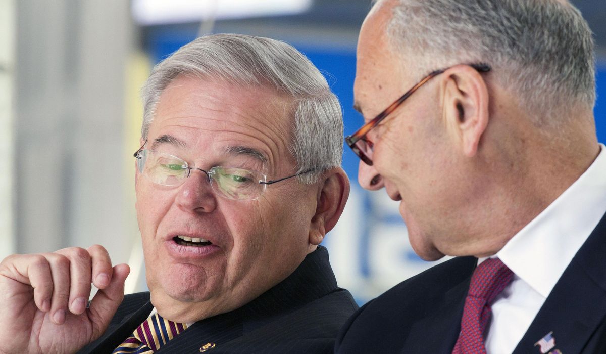 NextImg:Schumer rebukes Menendez but stops short of calling for his resignation