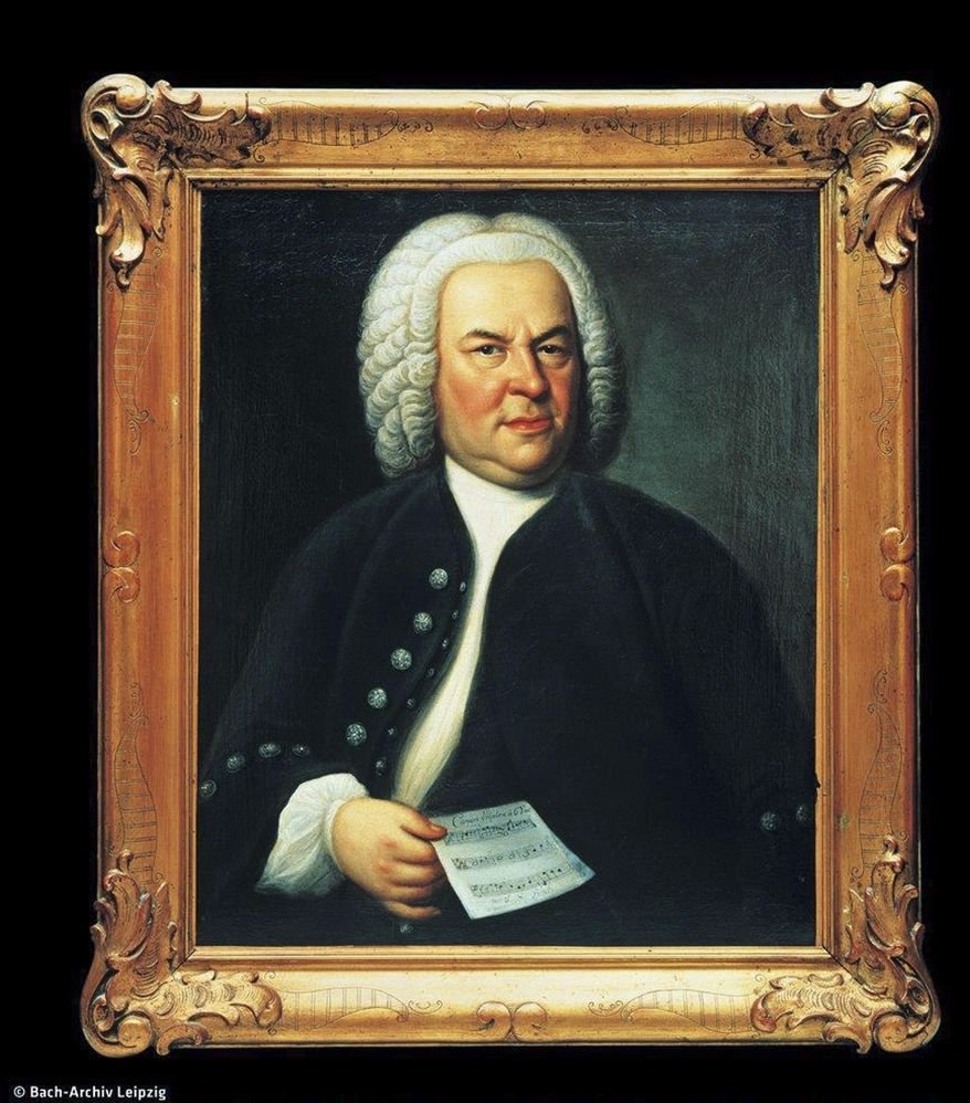 The undated reproduction provided by the Bach Archive in Leipzig shows the portrait of Johann Sebastian Bach by Leipzig painter Elias Gottlob Haussmann. The portrait of the German composer is being returned to his home city after a 250-year odyssey that took it as far as the United States. The Bach Archive in the German city of Leipzig said Wednesday, April 29, 2015 the painting is a bequest from late American philanthropist William H. Scheide, a lifelong collector of the Baroque musician’s music. (Bach Archive Leipzig via AP)