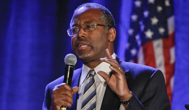 Ben Carson plans to assemble an all-star team of corporate and economic experts after his announcement Monday to help him devise specific, detailed, goal-oriented plans to reshape and resize government, trim costs and create a more fair tax system. (Associated Press)